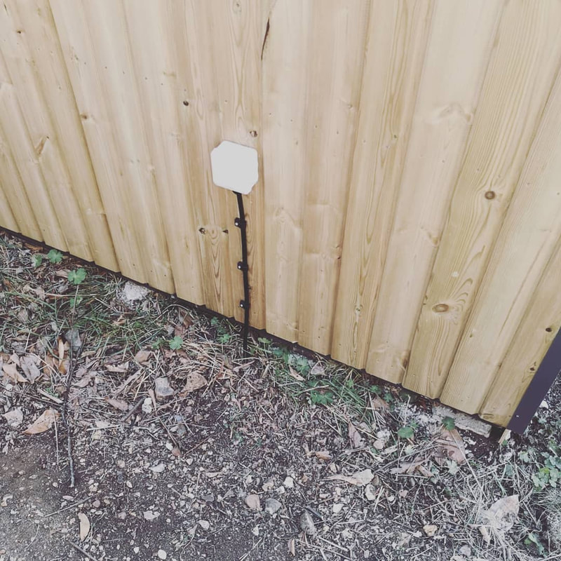 Waterproof box for connection for garden office WiFi