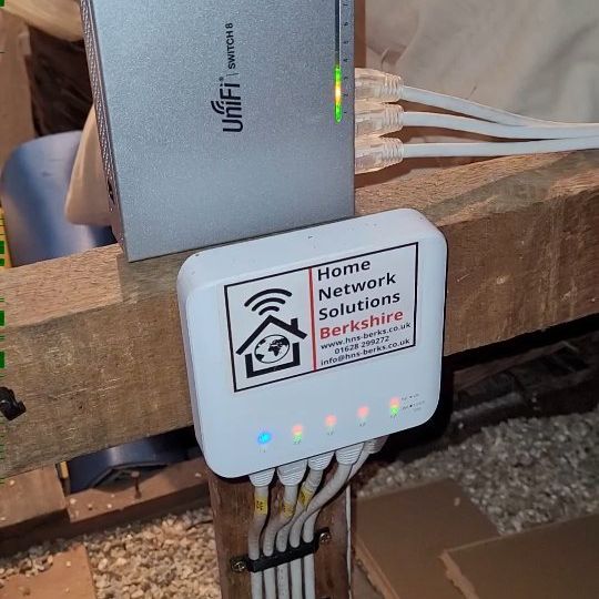 Ubiquiti Switches in a loft to provide power for WiFi