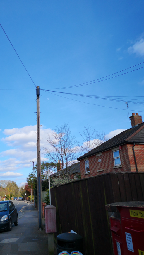 Telegraph Pole in Maidenhead